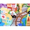 Jokomisiada Medinis traukinio rinkinys „Build a City“ + traukinio lagaminas 89 ZA5374