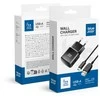 BlueStar Telefono įkroviklis Blue Star USB A 2A 10W + laidas USB A į USB C TFK-TC-1100B juodas