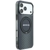 Dėklas Mercedes AMG IML Double Layer Urban Line with Ring Stand MagSafe Case for iPhone 18 Pro Max / 17 Pro Max - Juodas