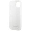 Mercedes MEHCP13MESPWH Apple iPhone 13 / 14 / 15 6,1″ baltos spalvos kietas dėklas Sidabrinis Stars Pattern