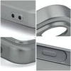 OEM dėklas, skirtas iPhone 15 PRO MAX, metalinis, pilkas