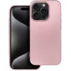 OEM dėklas, skirtas iPhone 15 PRO, metalinės rožinės spalvos