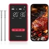 Virtuvinės svarstyklės „Metapen Meatmeet X Pro“ virtuvės termometras su „Bluetooth“ / „WiFi“ programėle griliams, orkaitėms, rūkykloms - Juodas