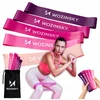 Mini pasipriešinimo juostos Wozinsky WGO-5A aktyvavimo juostos, pagamintos iš TPE - 5 vnt.