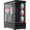 MODECOM Volcano Volcano AQ100 ARGB Midi Juodas