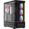 MODECOM Volcano Volcano AQ200 ARGB Midi Juodas
