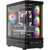 MODECOM Volcano Volcano AQ200 ARGB Midi Juodas