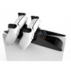 Saitake STK-DZ503 Dubultā uzlādes stacija Doks Sony PlayStation 5 PS5 kontrolieriem konsoles formā Melna