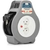 Montis Przedłużacz domowy zwijany 10m MT189 2 AC outlet(s)
