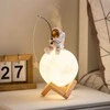 Oem Moon stalinė lempa / drėkintuvas ASTRONAUT sėdimas Art Deco (modelis 5) AFSH