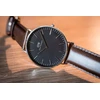 Moteriškas laikrodis DANIEL WELLINGTON Classic Juodas Sheffield Lady DW00100131 (zw508d)