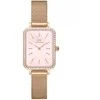 Moteriškas laikrodis DANIEL WELLINGTON Quadro Lumine Bezel Melrose Rožinė DW00100669 + BOX (zw519j)