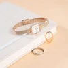 MOTERIŠKAS LAIKRODIS DANIEL WELLINGTON Quadro Mini Melrose 15mm DW00100727 + BOX (zw524c)