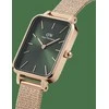 Moteriškas laikrodis DANIEL WELLINGTON Quadro Pressed Melrose Emerald 20mm DW00100445+ DĖŽUTĖ (zw505n)