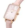 Moteriškas laikrodis DANIEL WELLINGTON Quadro Pressed Melrose Pearl 20mm DW00100508 + BOX (zw521a)