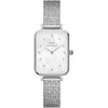MOTERIŠKAS LAIKRODIS DANIEL WELLINGTON Quadro Lumine presuotas pianinas 20mm DW00100580 + DĖŽĖ (zw519c)