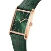 Moteriškas laikrodis DANIEL WELLINGTON surištas krokodilas smaragdinis rožinis auksas 22 mm DW00100694 + DĖŽĖ