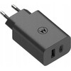 MOTOROLA originalus įkroviklis Type C + USB A 50W MC502/509 juodas
