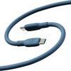 Motorola Silicone cable USB-C to USB-C 2m, 5A Mėlyna