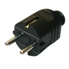 N_L Kištukas N&amp;L, 3P, 16A, 250V, juodos spalvos