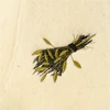 Namu_Tekstil Vilnonė pirties kepurė su vantos paveikslėliu, balta