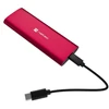 NATEC RHINO M.2 NVME LITE EXTERNAL SSD ENCLOSURE USB-C 3.2 GEN 2 RUBY Raudonas