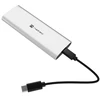 NATEC RHINO M.2 NVME LITE EXTERNAL SSD ENCLOSURE USB-C 3.2 GEN 2 ARCTIC Sidabrinis
