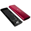 NATEC RHINO M.2 NVME LITE EXTERNAL SSD ENCLOSURE USB-C 3.2 GEN 2 RUBY Raudonas