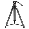 Neewer LL55 Carbon Fiber Video Tripod with Oil Head and Quick-Release Lock
