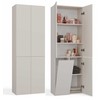 Top E Shop BATHROOM CABINET NEL DD 1K BASKET CASMERE COLOUR LONG DOORS