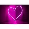OEM neoninis LED USB - HEART modeliai