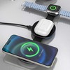 Dudao A11S 3-in-1 Wireless Charger for Išmanusis telefonas, Išmanusis laikrodis, and Headphones - Juodas