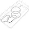 Oem dėklas, skirtas „Honor 400“, rėmelis permatomas, hibridinis, su „MagCover“, suderinamas su „MagSafe“, permatomas