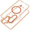 Dėklas Oem Case for Motorola G56 Frame Clear Hybrid Mag Cover compatible with MagSafe hermes oranžinis