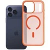 Dėklas Oem Case for iPhone 17 Pro Max / 18 Pro Max (low camera edge) Flexline Mag Cover compatible with MagSafe oranžinis