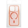Dėklas Oem Case for iPhone 17 Pro / 18 Pro (low camera edge) Flexline Mag Cover compatible with MagSafe oranžinis