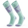 Qunature 037202 ski socks size 43-48 (L/XL) - violetinė-žalias