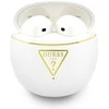 Belaidės ausinės Guess TWS GUTWSA15HETH (Small Round Script Print) baltas