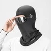 Wozinsky WKM-02B Motociklo kaukė-šalmas su akinių skylutėmis - Juodas