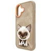 Nimmy Big Eyed Pet 2.0 Cat Dėklas Apple iPhone 17 rusvai gelsvas