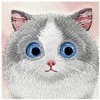 Nimmy dėklas Apple iPhone 16 6.1″ rožinės spalvos Big Eyed Pet 2.0 Cat