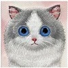 Nimmy dėklas Apple iPhone 16 Pro Max 6.9″ rožinės spalvos Big Eyed Pet 2.0 Cat