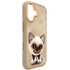 Nimmy Big Eyed Pet 2.0 Cat Dėklas Apple iPhone 17 rusvai gelsvas