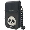 Nimmy Rinkinys 3in1 dėklas telefonui + krepšys + daiktų ieškikliui dėklas telefonui juodos spalvos Big Eyed Pet 2.0 Panda