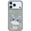 Dėklas Nimmy Big Eyed Pet 2.0 Cat Case for iPhone 17 Pro - Gray