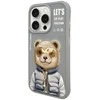 Nimmy Apple iPhone 15 Pro Max 6.7" dėklas telefonui pilkos spalvos Cool&Cute 2.0 Bear