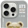 Nimmy Apple iPhone 15 Pro Max 6.7" dėklas telefonui pilkos spalvos Cool&Cute 2.0 Bear