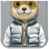 Nimmy Apple iPhone 15 6.1" dėklas telefonui pilkos spalvos Cool&Cute 2.0 Bear