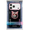 Dėklas Nimmy Glasses Cool Cat MagSafe Case for iPhone 17 - Juodas and Rožinė