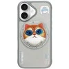 Nimmy Glasses Cool Cat MagSafe Apple iPhone 16 dėklas telefonui pilkos spalvos